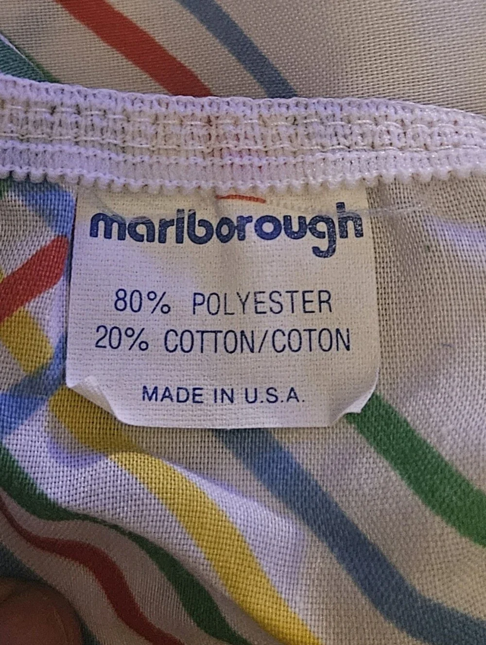 Vintage 1980's Garfield The Cat Twin Fitted Sheet By Marlborough Jim Davis